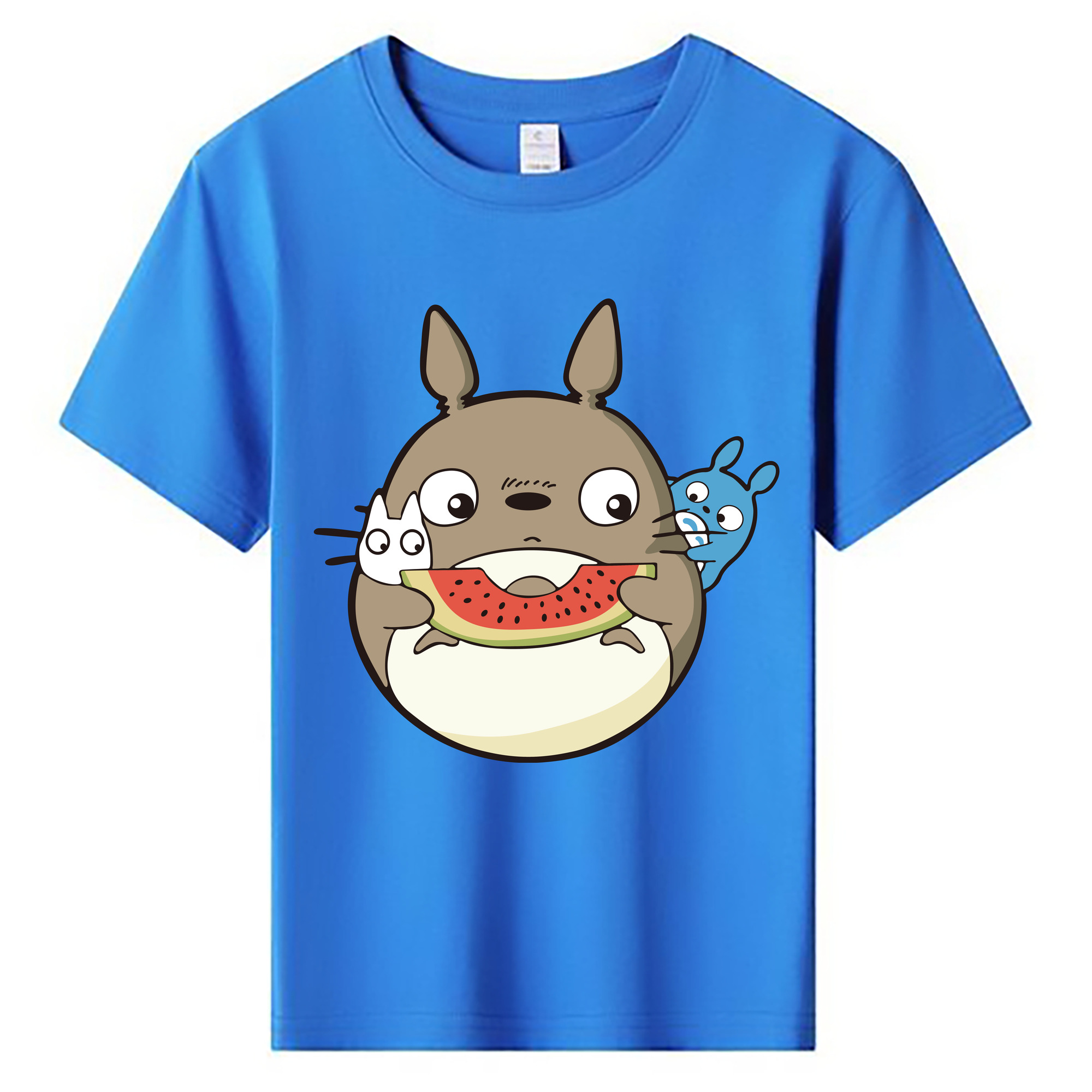 （画像用） となりのトトロ 草壁メイ 草壁サツキ My Neighbor Totoro Satsuki Kusakabe Mei Kusakabe 綿100％キッズTシャツ（フロントプリント）